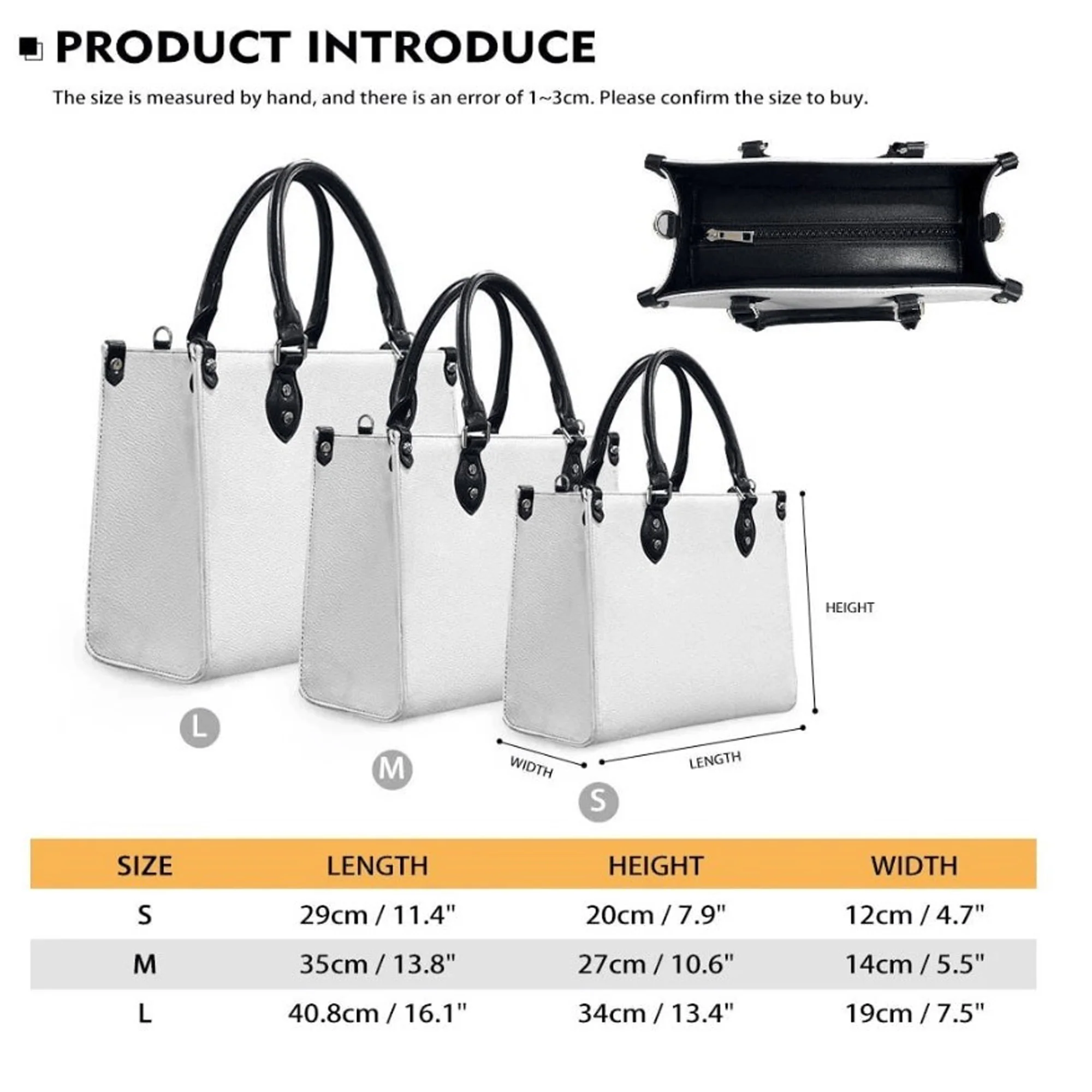 Lamb Of God - Personalized Leather Handbag With Handle - AT4081226 - Image 4