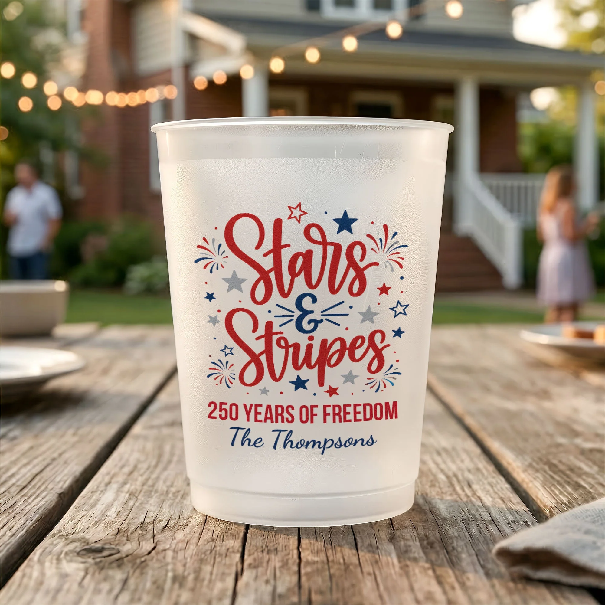 Let Freedom Ring 250 Years Of American Freedom - Personalized Cups - Gifts For Patriotic Family - Image 5