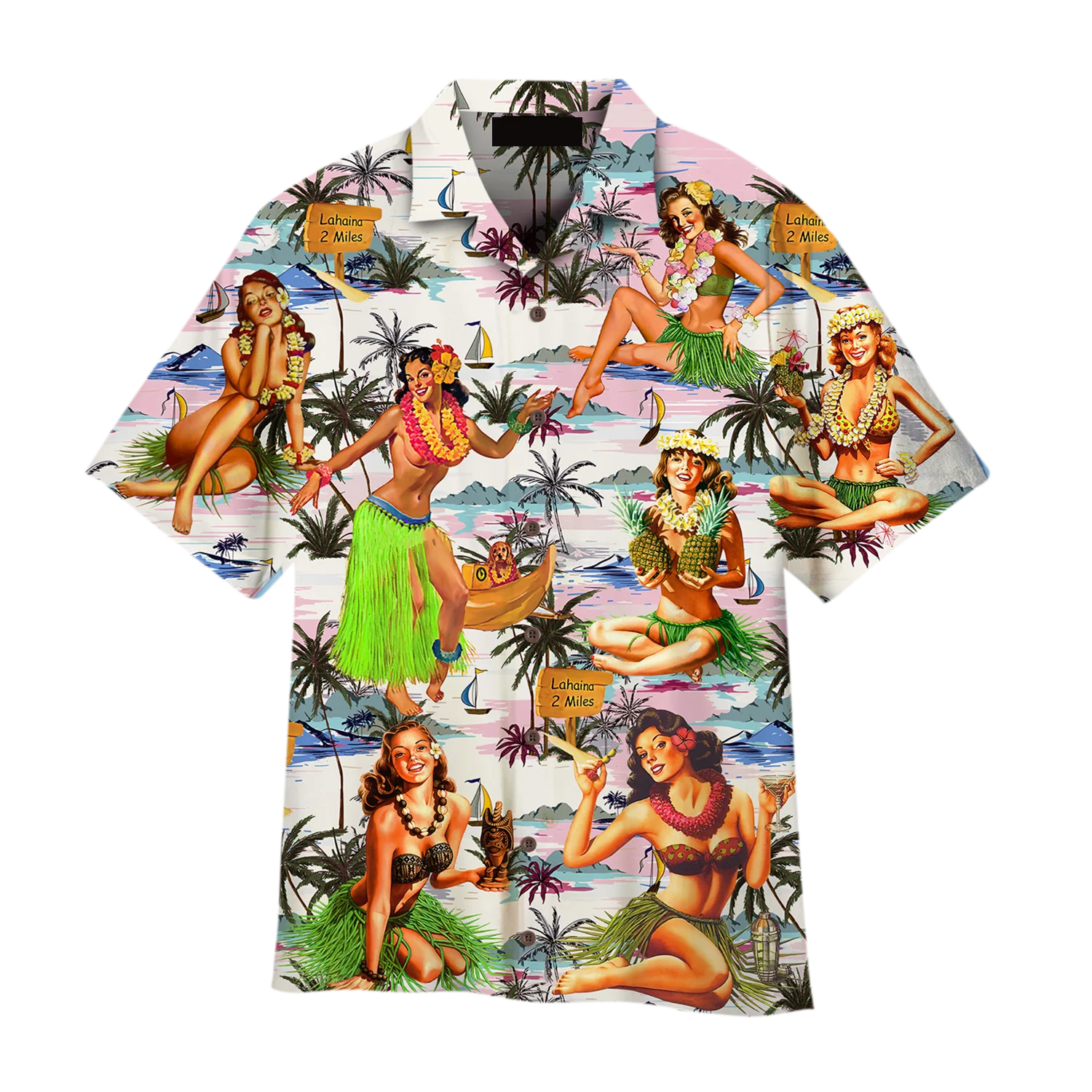 Let's Enjoy With Hawaiian Girls Aloha Hawaiian Shirts For Men, Women