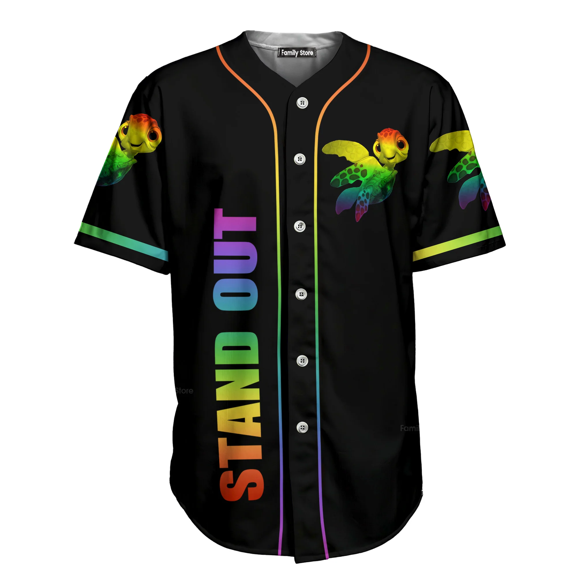 Why Fit In When You Were Born To Stand Out - Baseball Jersey - Christant Gift For Him LGBT Pride - Image 7