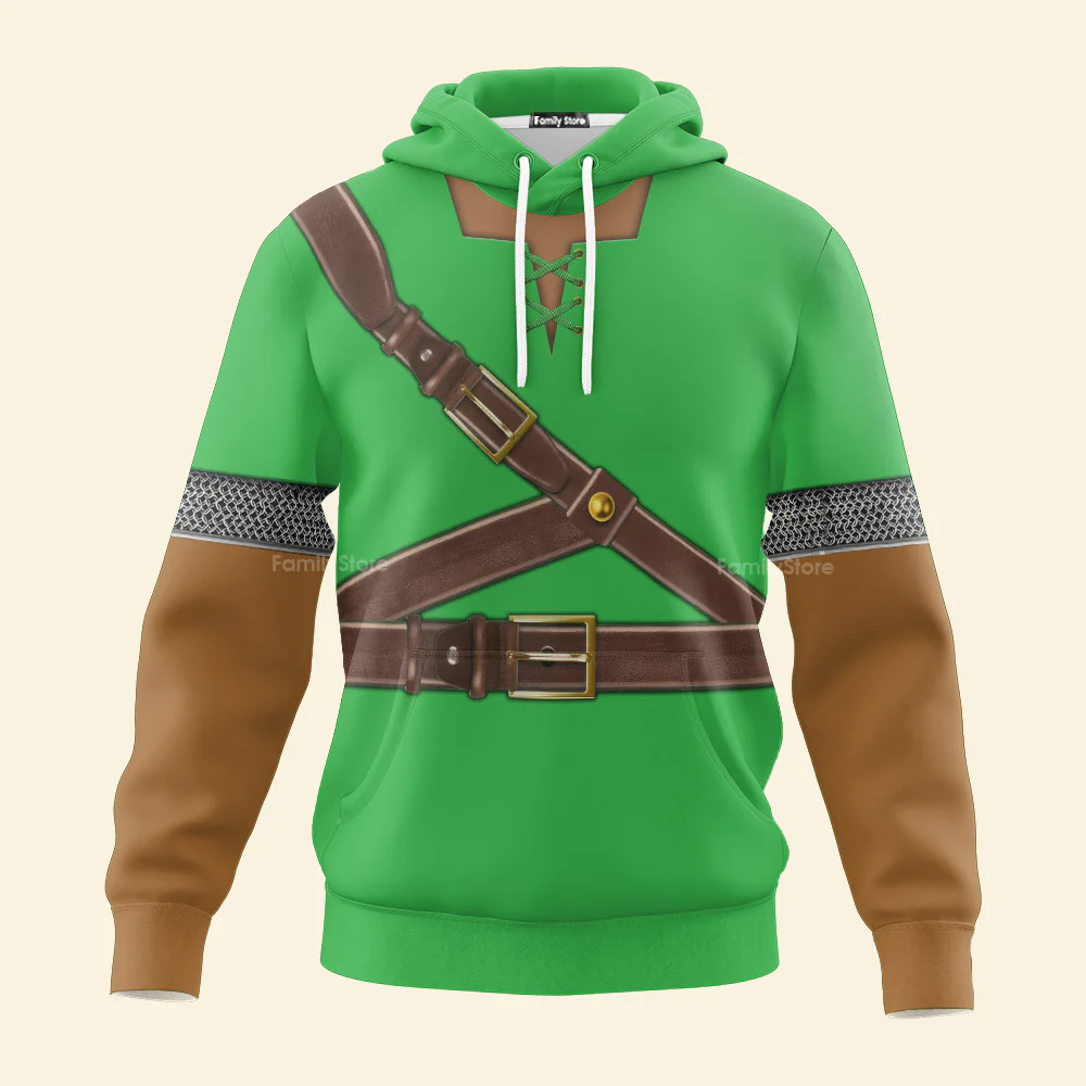 Link Iconic Costume Hoodie Sweatshirt Sweatpants ZDHS06 - Image 2