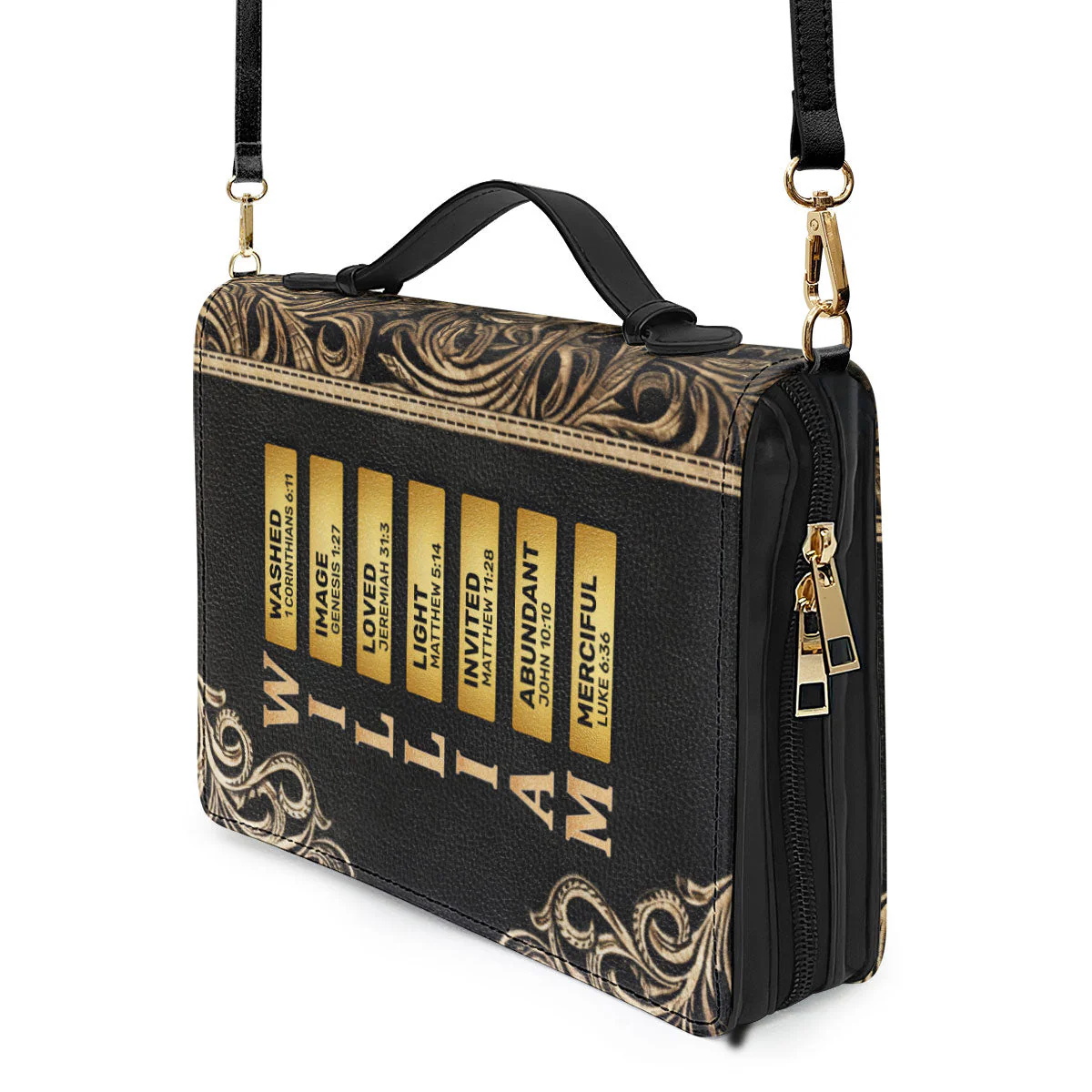 Lord Teach Me What I Cannot See - Personalized Bible Cover HL128 - Image 4