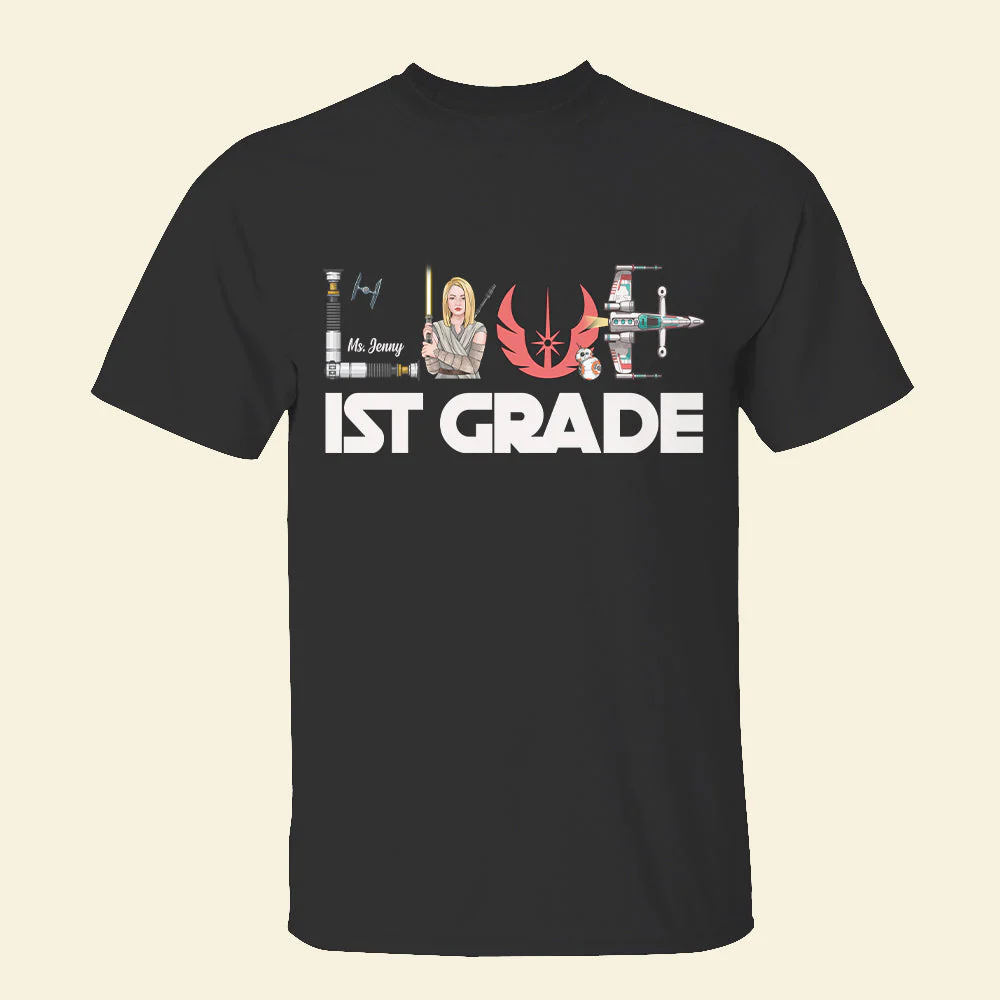 Love Back To School First Day Of School - Personalized Shirt | CL09 TD118 - Image 3