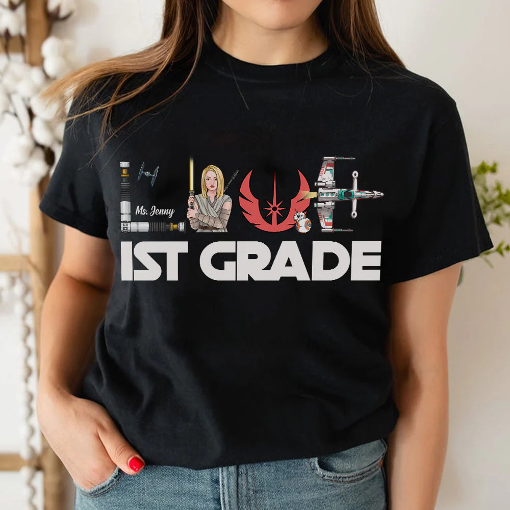 Love Back To School First Day Of School - Personalized Shirt | CL09 TD118 - Image 5