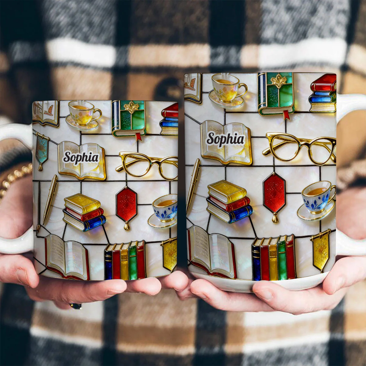 Love Reading - Personalized Mug - Gift For Book Lovers HH01 - Image 4