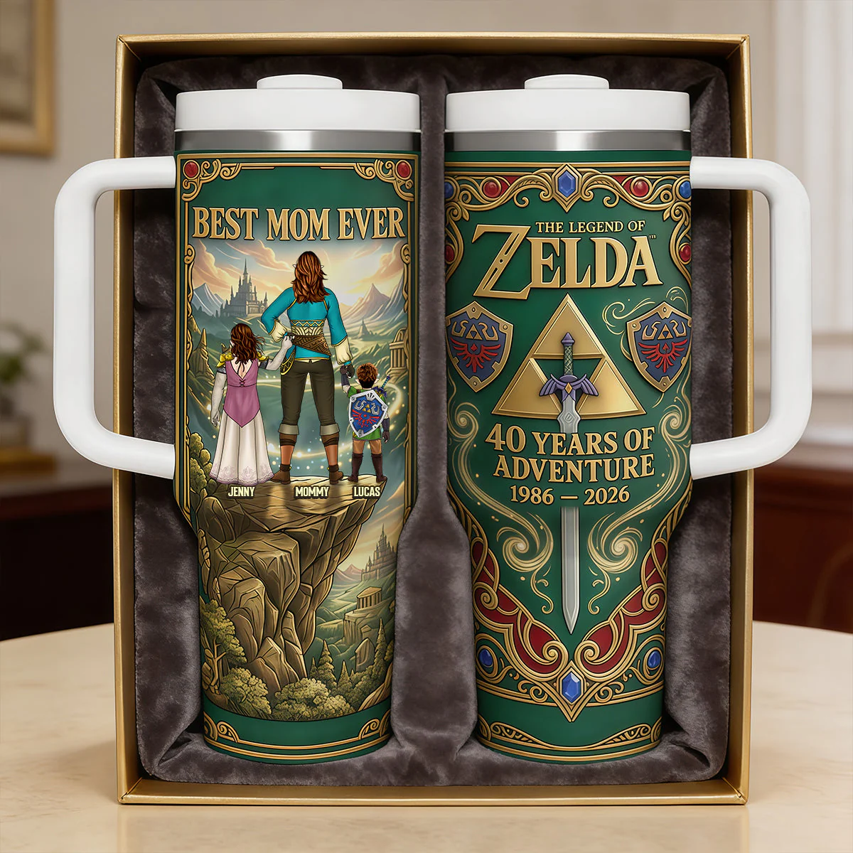 LoZd Best Mom Ever Fantasy Adventure - Personalized Tumbler - Gifts For Mom - Image 2