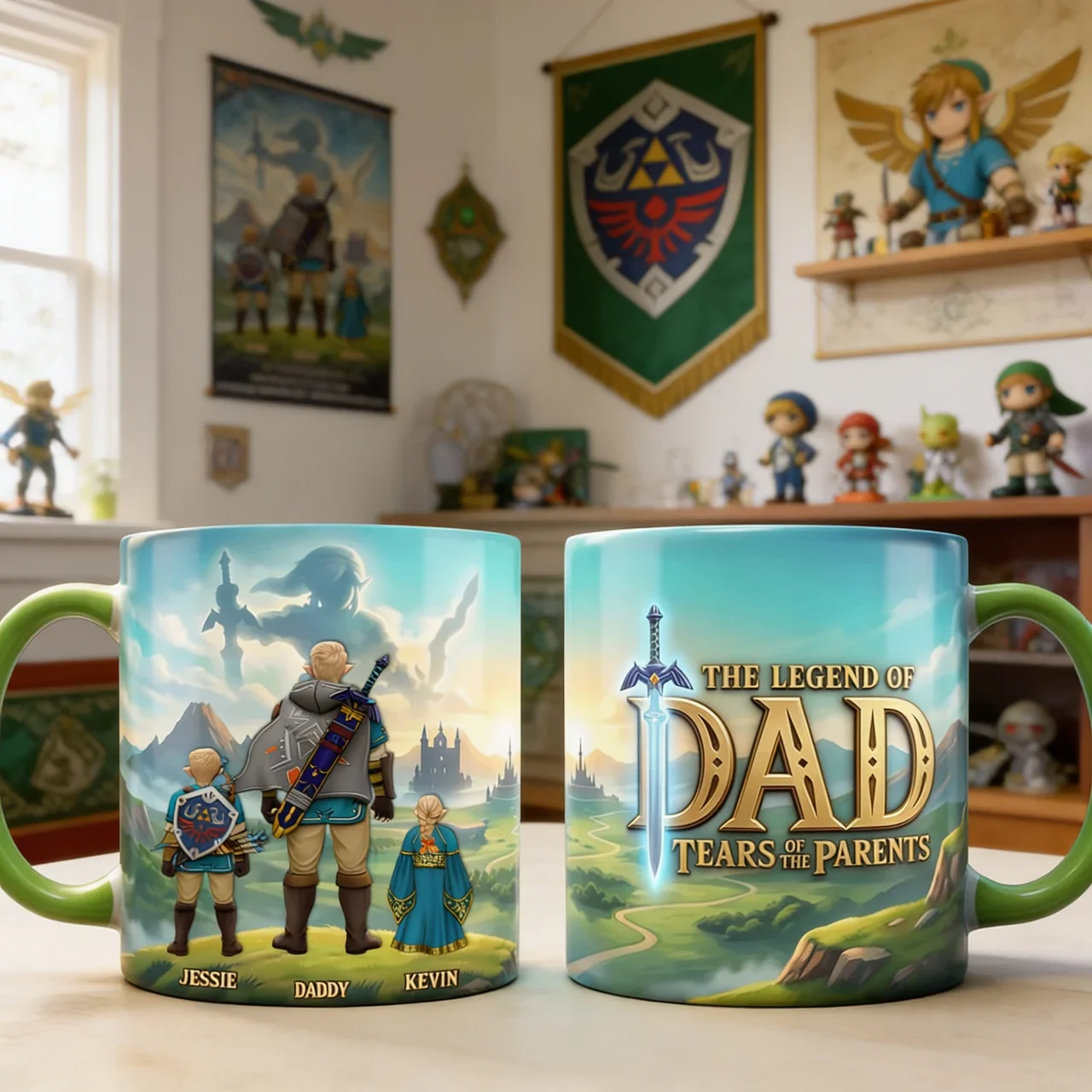 LoZd The Legends Of Dad - Personalized Accent Mug - Gift For Dad - Image 2
