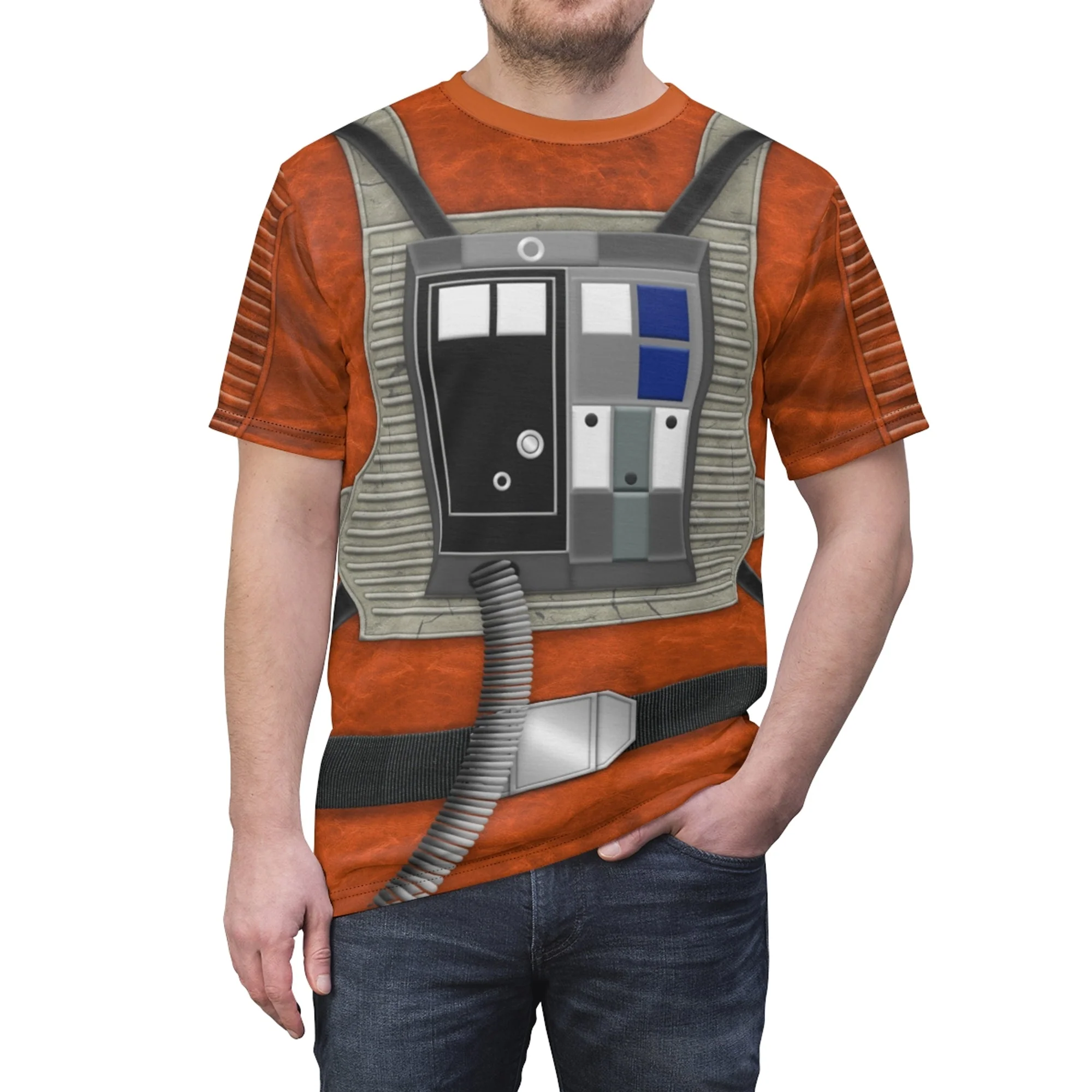 Luke Skywalker Flight Suit Stwa Costume T-Shirt