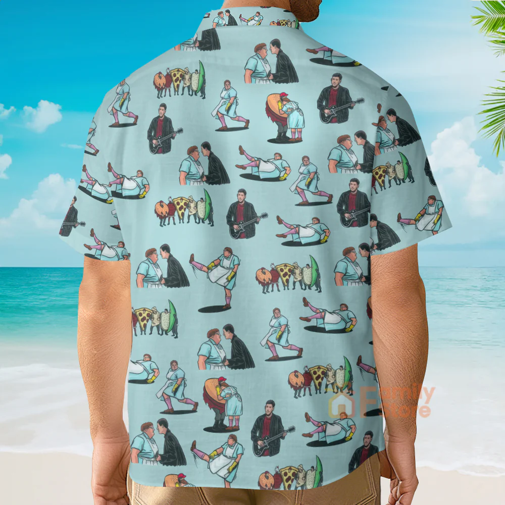 Lunch Lady Land Snl Pattern - Hawaiian Shirt - Image 4