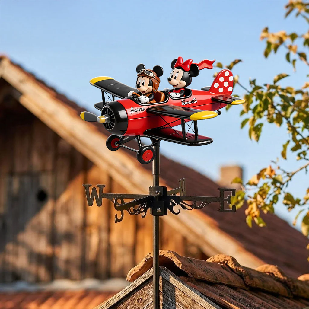 Magic Mouse Our Adventure - Personalized Weather Vane - Gift For Family - MkMo - Image 2