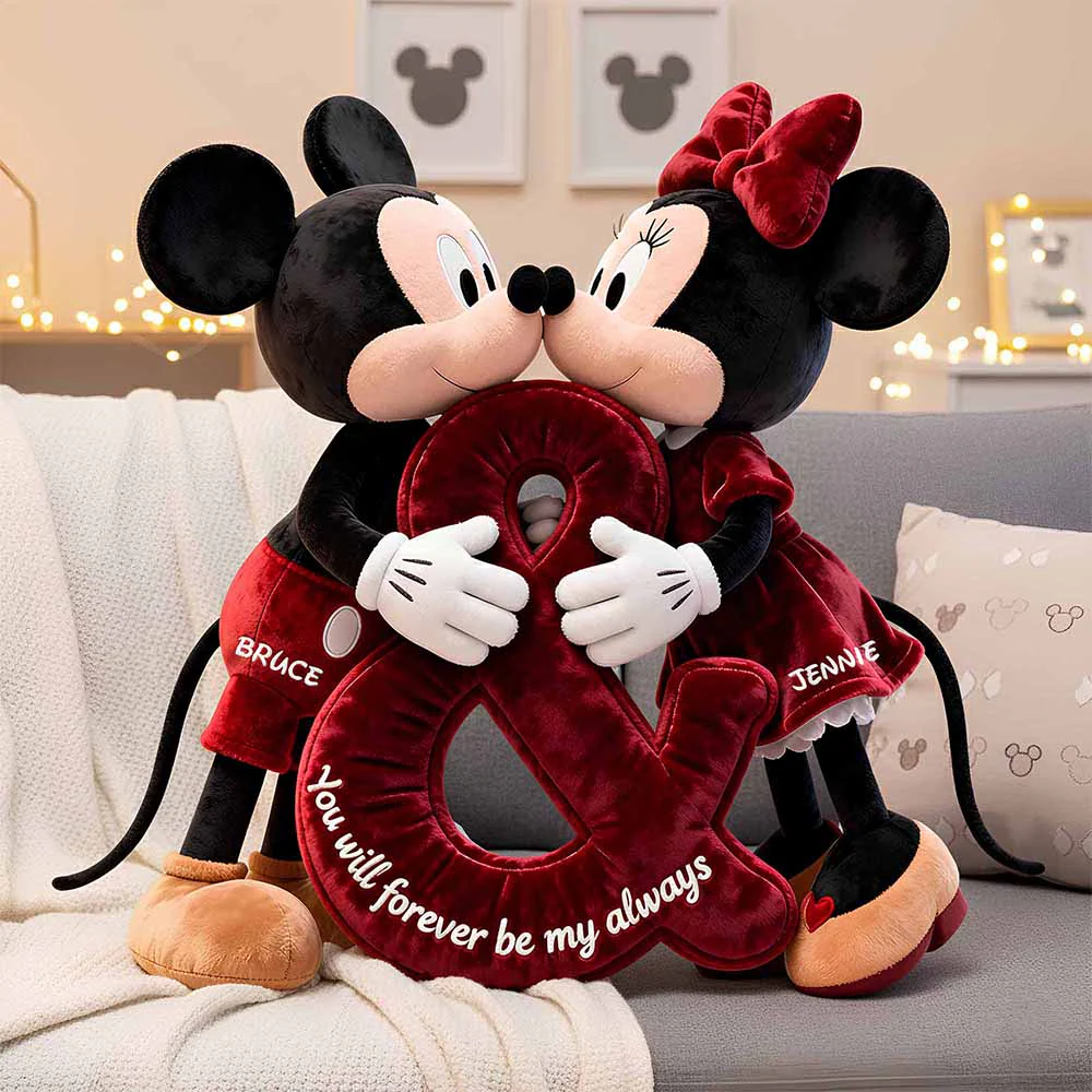 Magic Mouse You Will Forever Be My Always - Personalized Custom Shape Pillow - Gift For Couples NL122