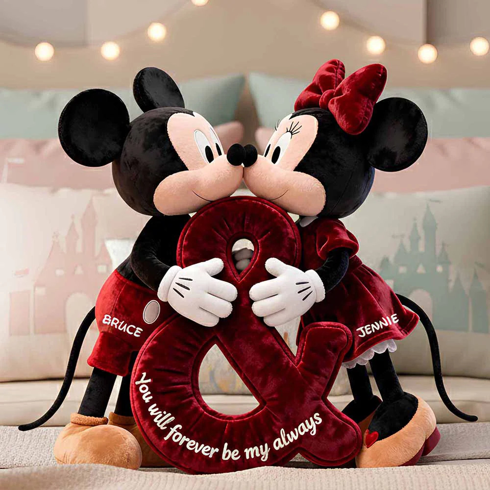 Magic Mouse You Will Forever Be My Always - Personalized Custom Shape Pillow - Gift For Couples NL122 - Image 2