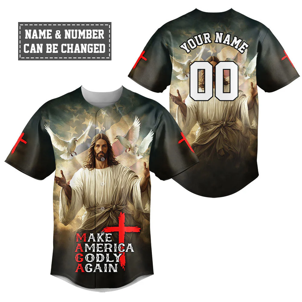 Make America Godly Again Baseball Jersey Bundle - Image 2