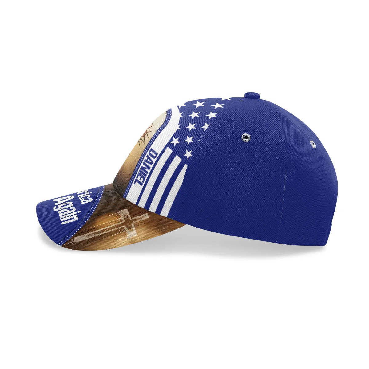 Make America Godly Again - Personalized Classic Cap - Gift For Dad, Husband, Grandpa HN02 - Image 3