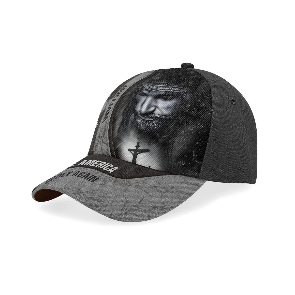 Make America Godly Again - Personalized Classic Cap - Gift for Men, Dad, Grandpa, Husband, Father's Day Gift NA94 - Image 2