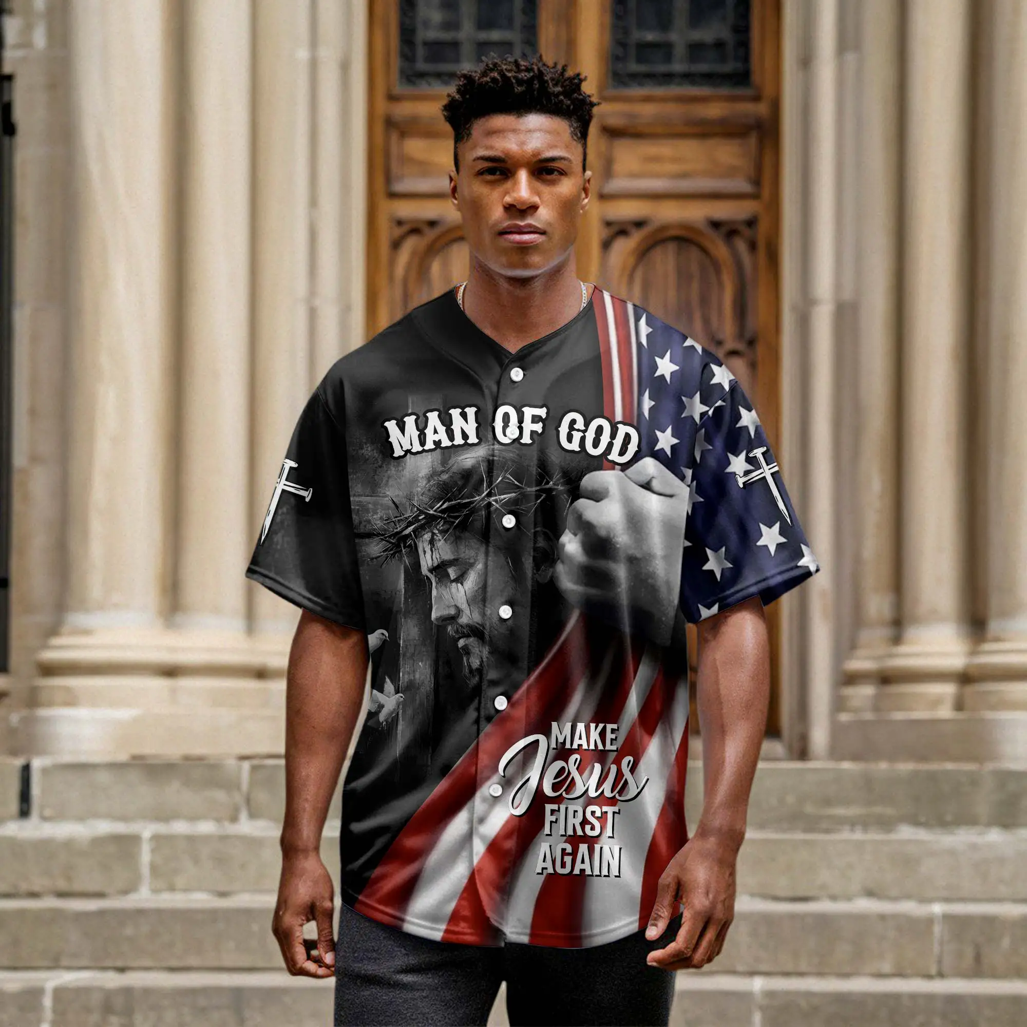 Make Jesus First Again Baseball Jersey Bundle - Image 10