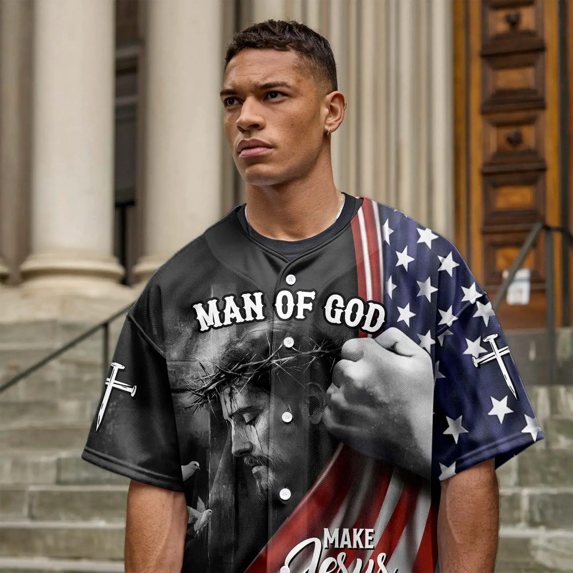 Make Jesus First Again Baseball Jersey Bundle - Image 8