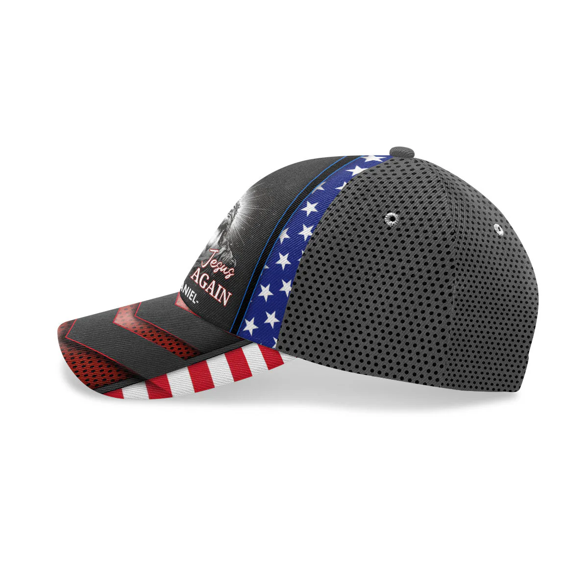 Make Jesus First Again - Personalized Classic Cap - Christian Gift For Him BA01 - Image 3