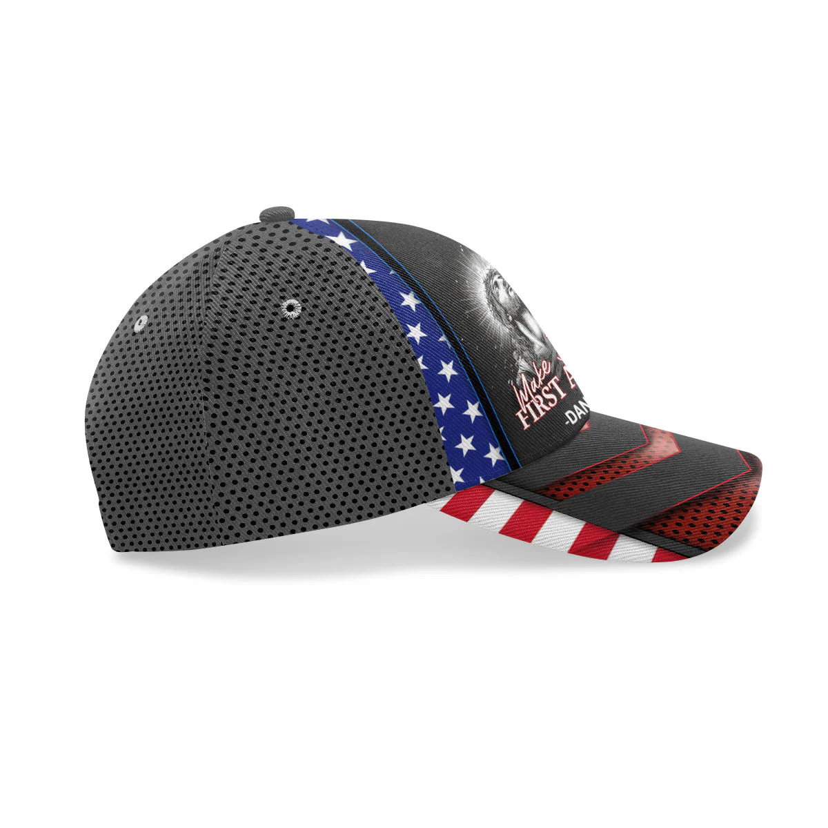 Make Jesus First Again - Personalized Classic Cap - Christian Gift For Him BA01 - Image 4