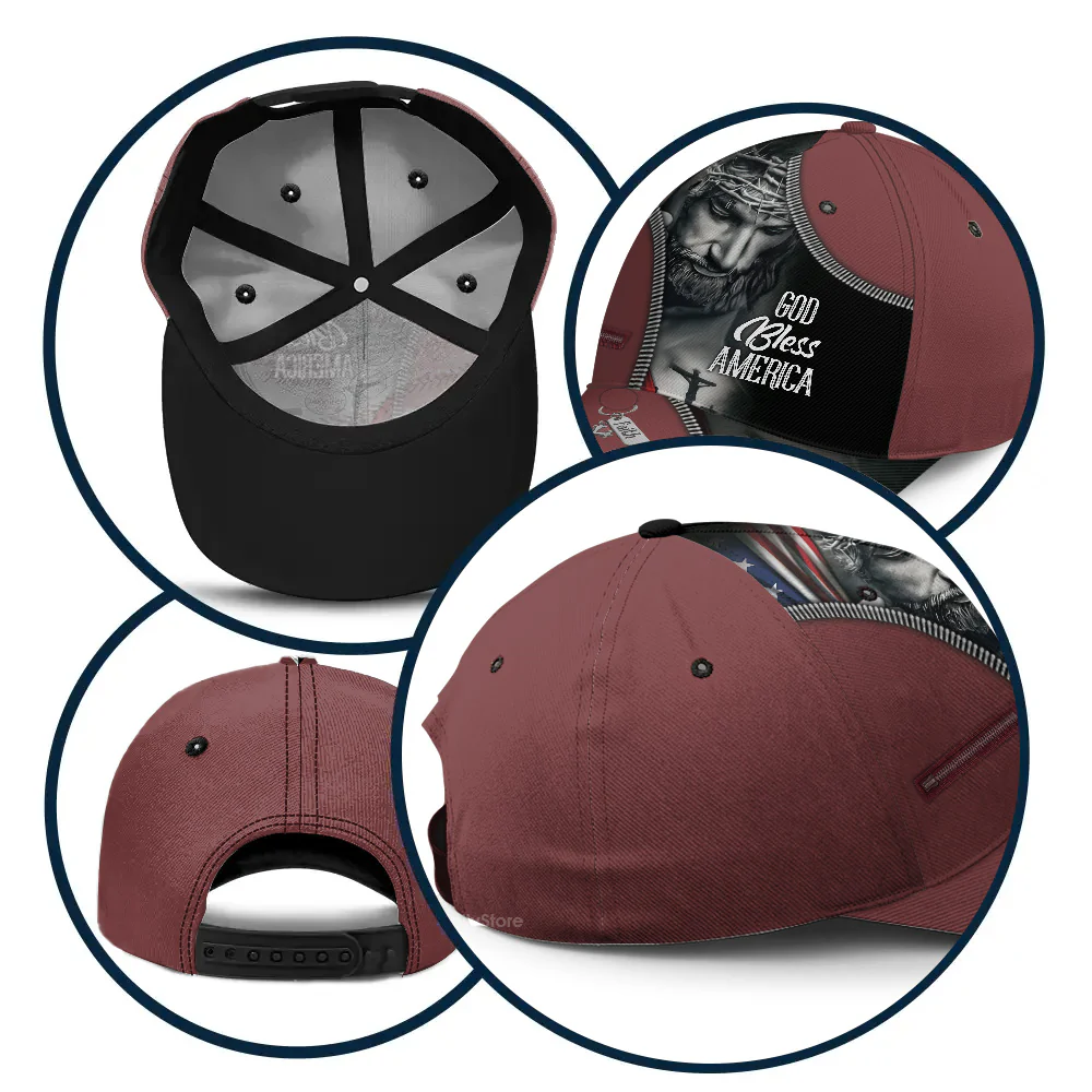 Make Jesus First Again - Personalized Classic Cap - Gift For Him - Image 8