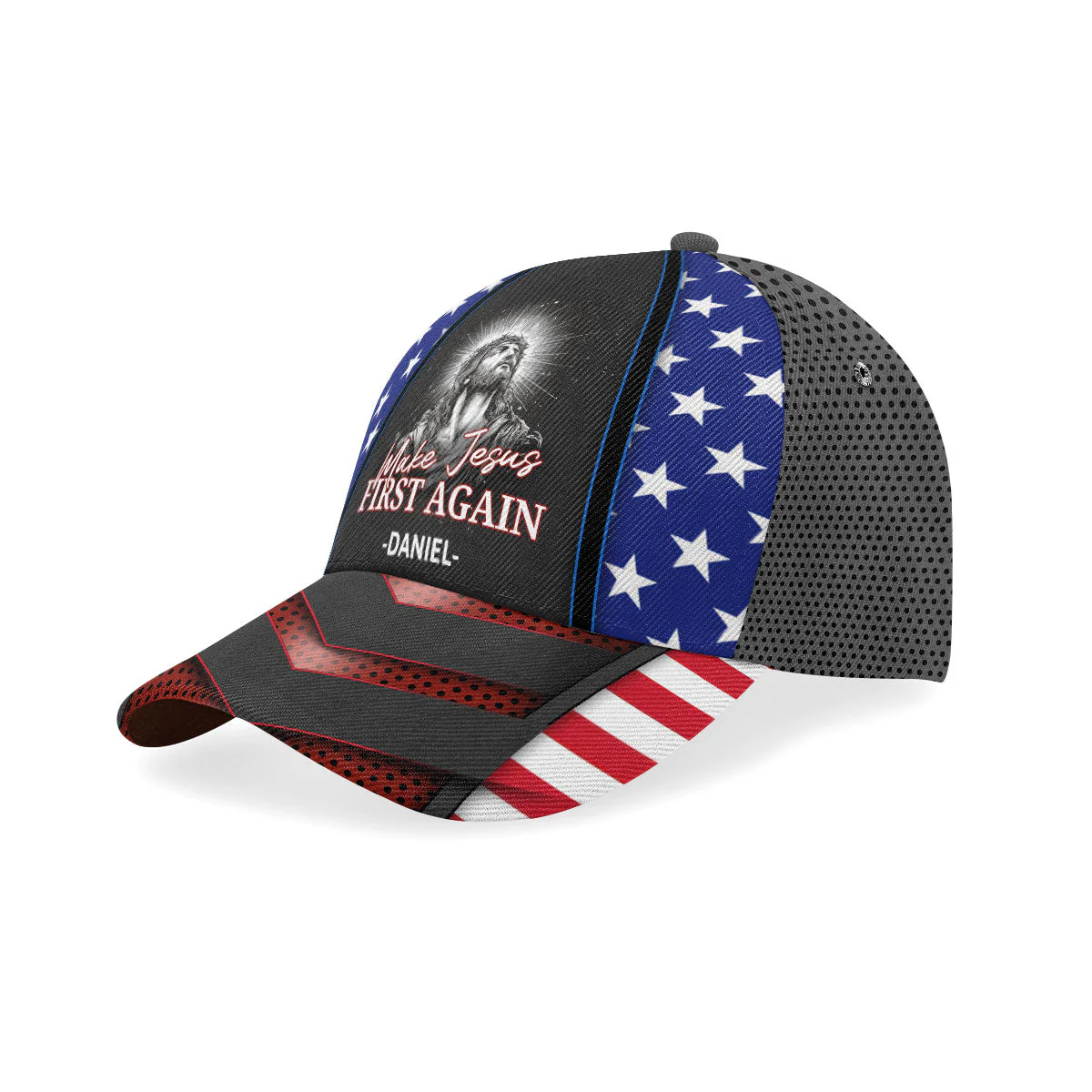 Make Jesus First Again - Personalized Classic Cap - Gift For Him HN02 - Image 2