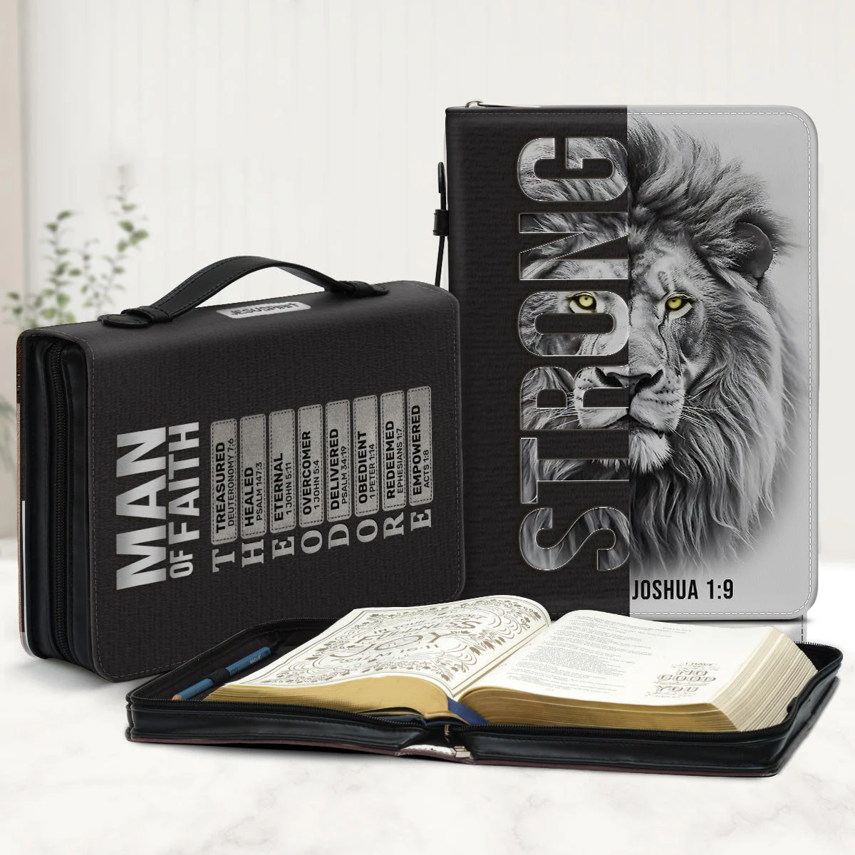 Man Of Faith - Personalized Bible Cover TD118