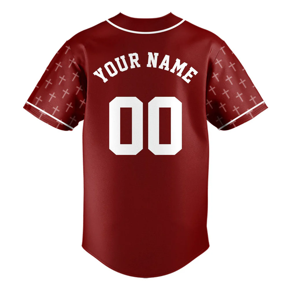 Man Of God Baseball Jersey - Christant Gift For Him - Image 3