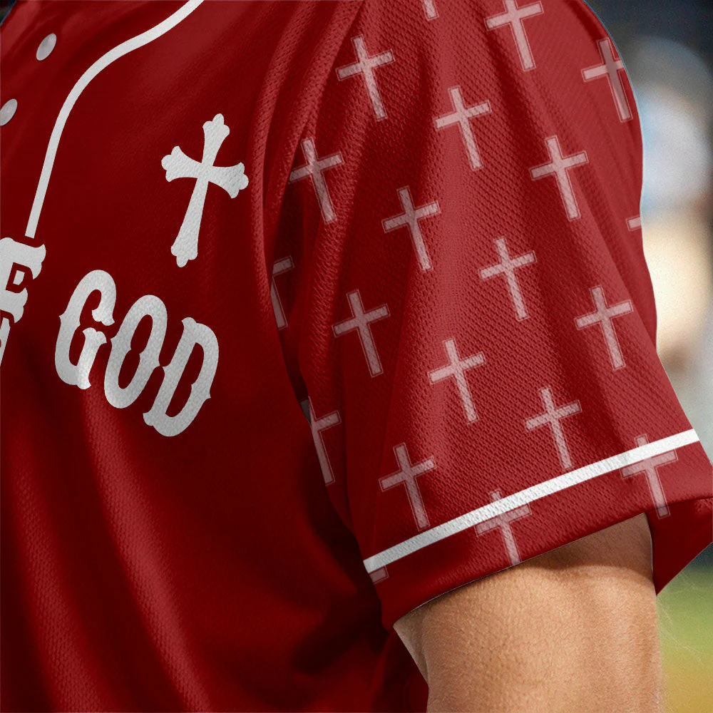 Man Of God Baseball Jersey - Christant Gift For Him - Image 4