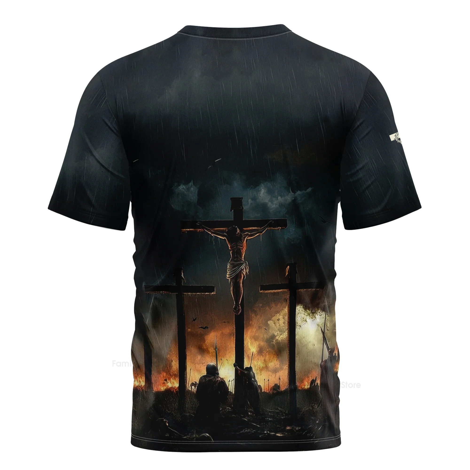 Man Of God Cross 3D TShirt - Image 2