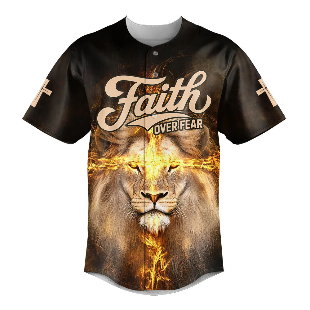 Man Of God Jesus Custom Name Baseball Jersey - Christant Gift For Him - Image 2