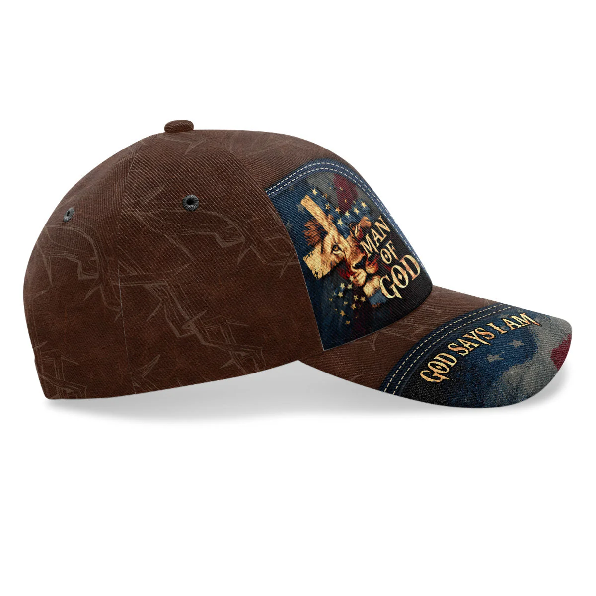 Man Of God - Personalized Classic Cap - Christian Gift For Him BA01 - Image 4