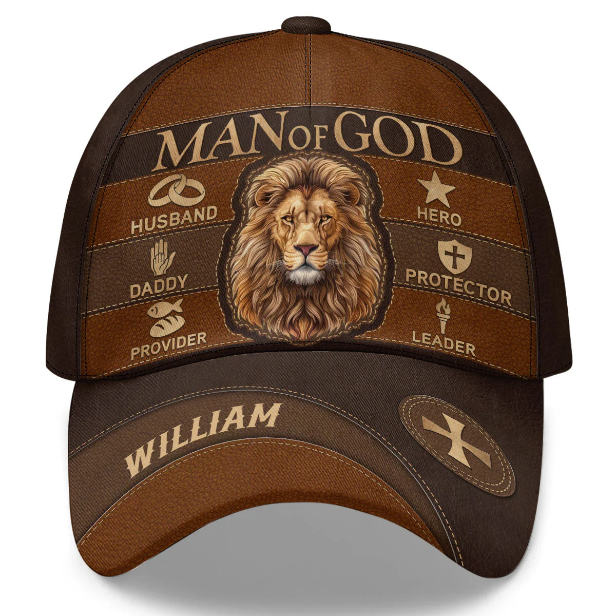 Man Of God - Personalized Classic Cap - Christian Gift For Man BA01