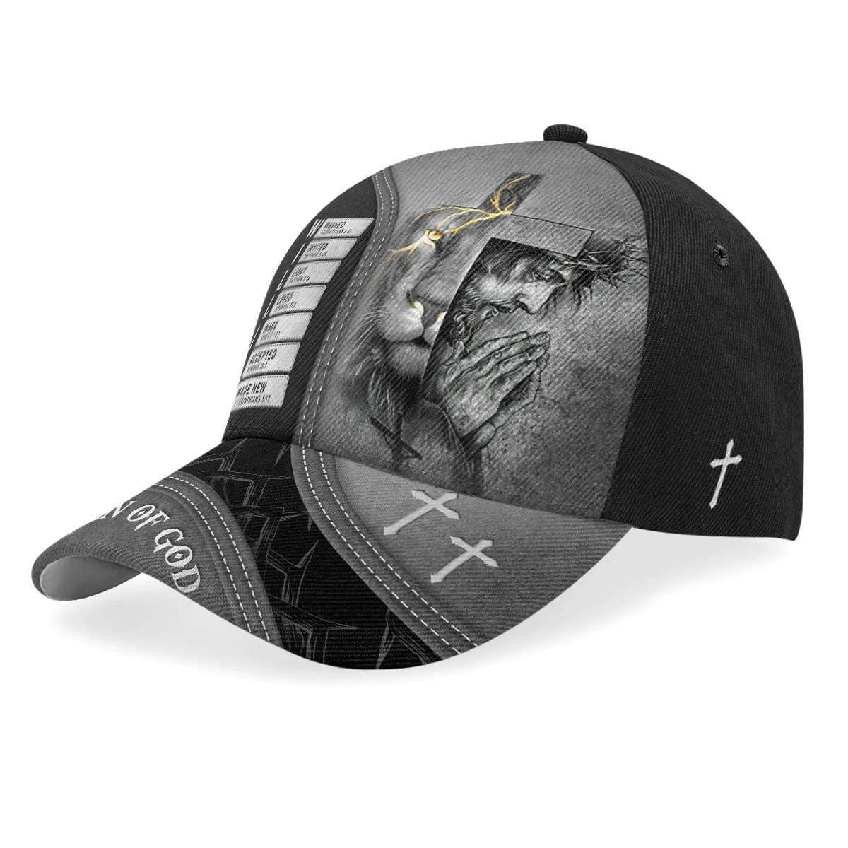 Man Of God - Personalized Classic Cap - Christian Gift For Man BA01 - Image 2