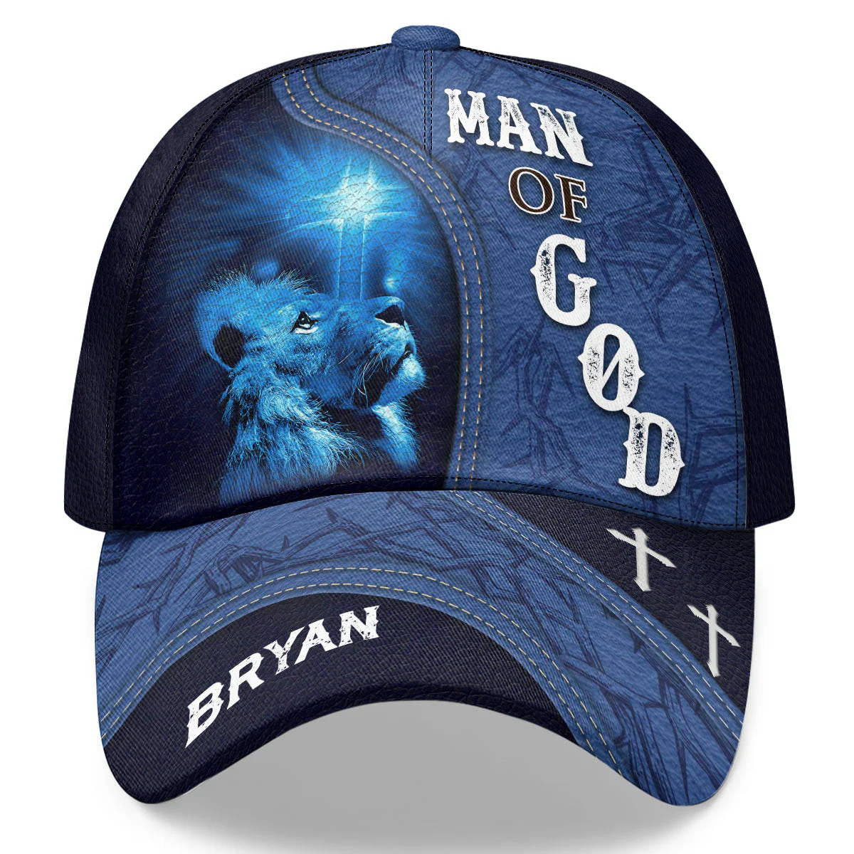 Man Of God - Personalized Classic Cap - Gift For Him HL128