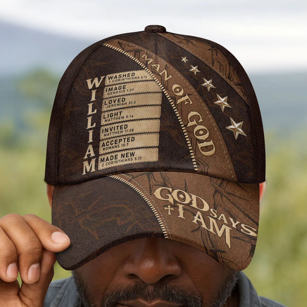 Man Of God - Personalized Classic Cap TD118 - Image 2