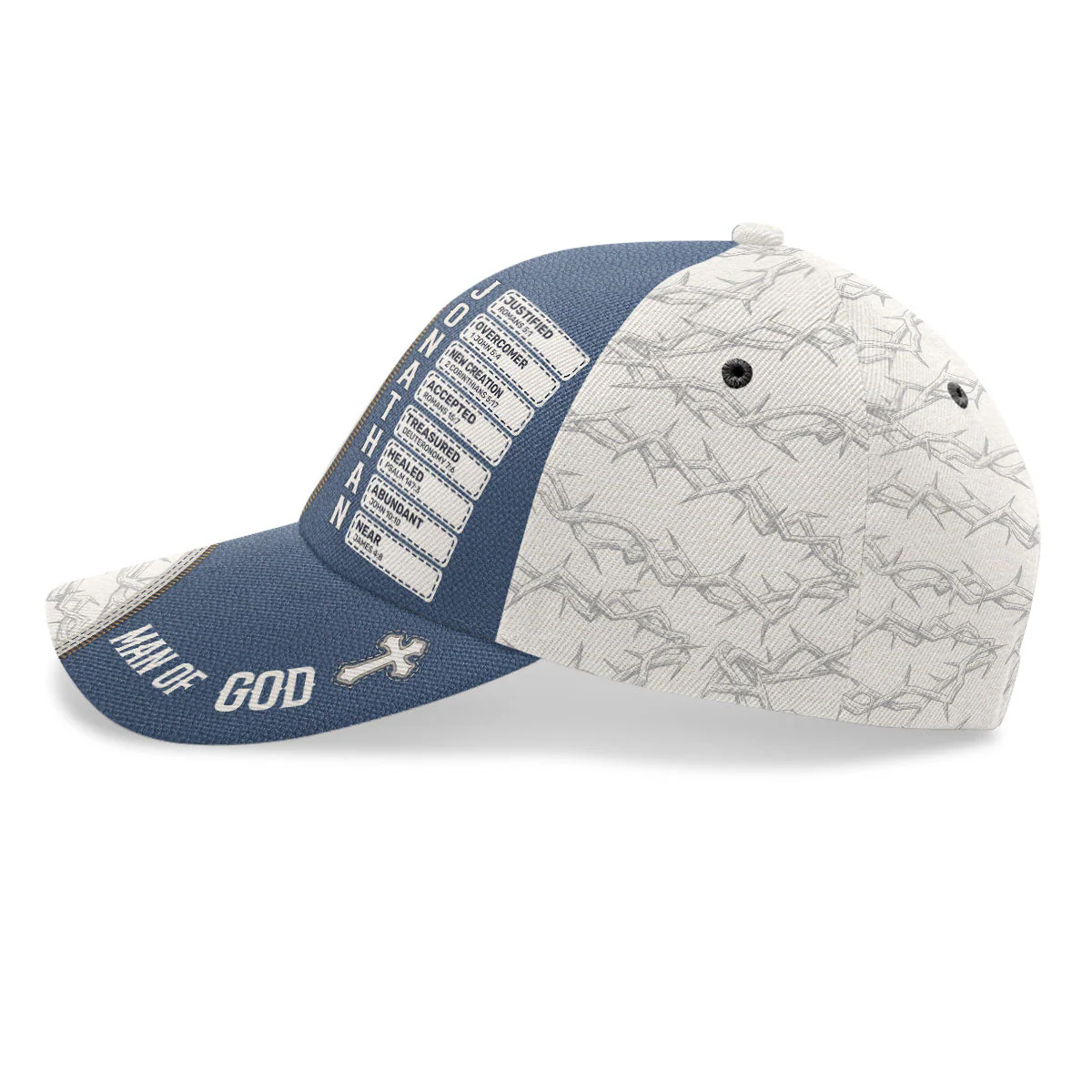 Man Of God - Personalized Classic Cap TD118 - Image 3