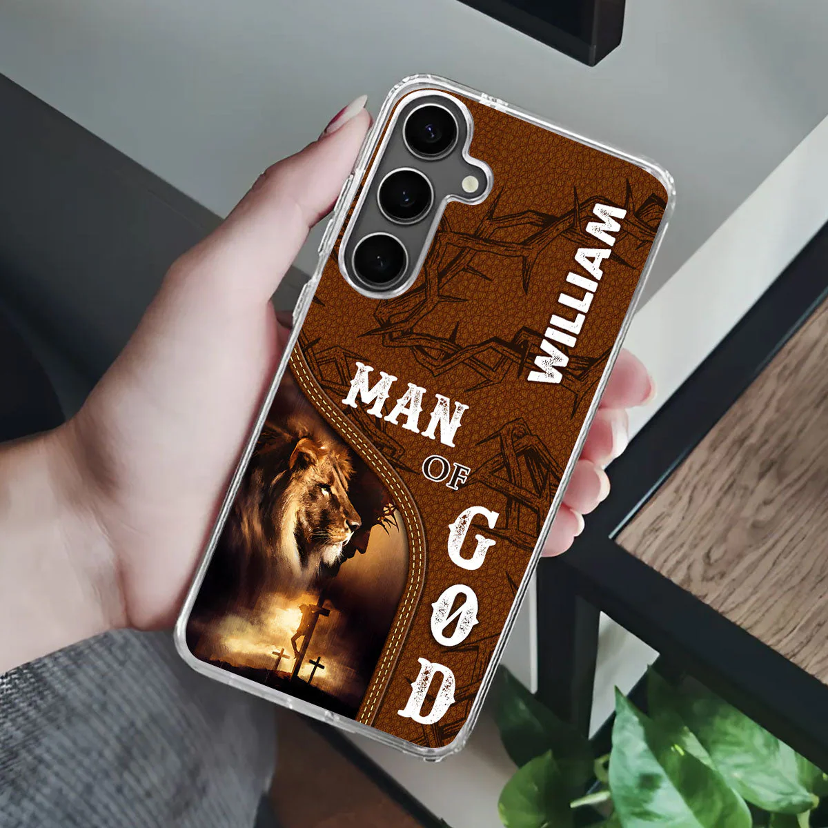 Man Of God - Personalized Silicone Phone Case - Image 4