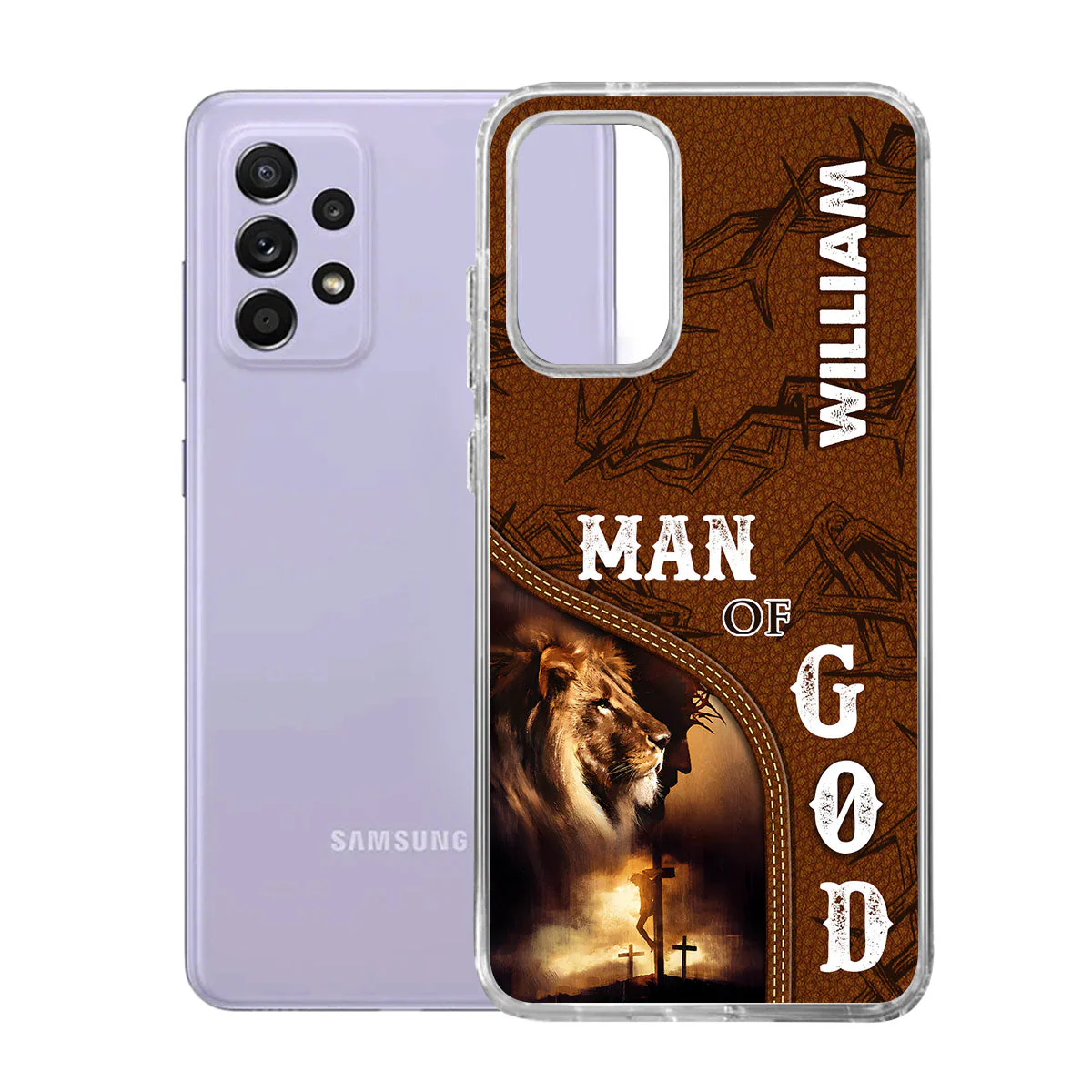 Man Of God - Personalized Silicone Phone Case - Image 6