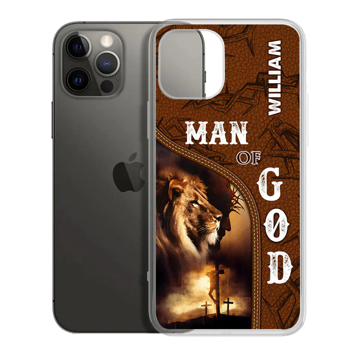 Man Of God - Personalized Silicone Phone Case - Image 7