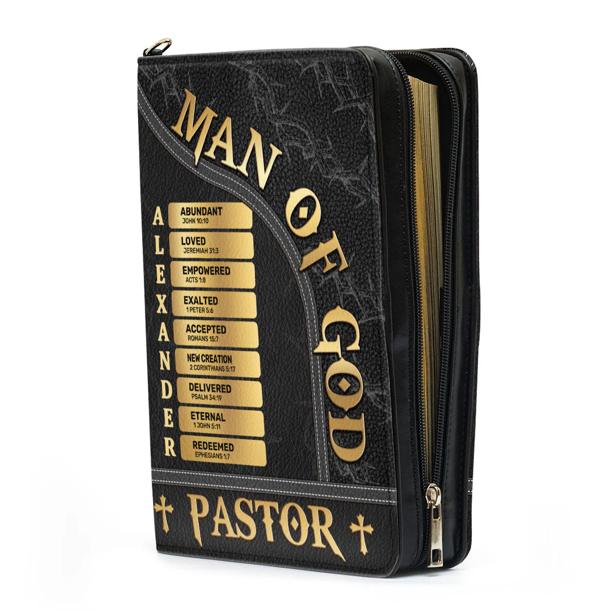 Man Of God The Shepherd’s Word - Personalized Bible Cover TD118 - Image 3