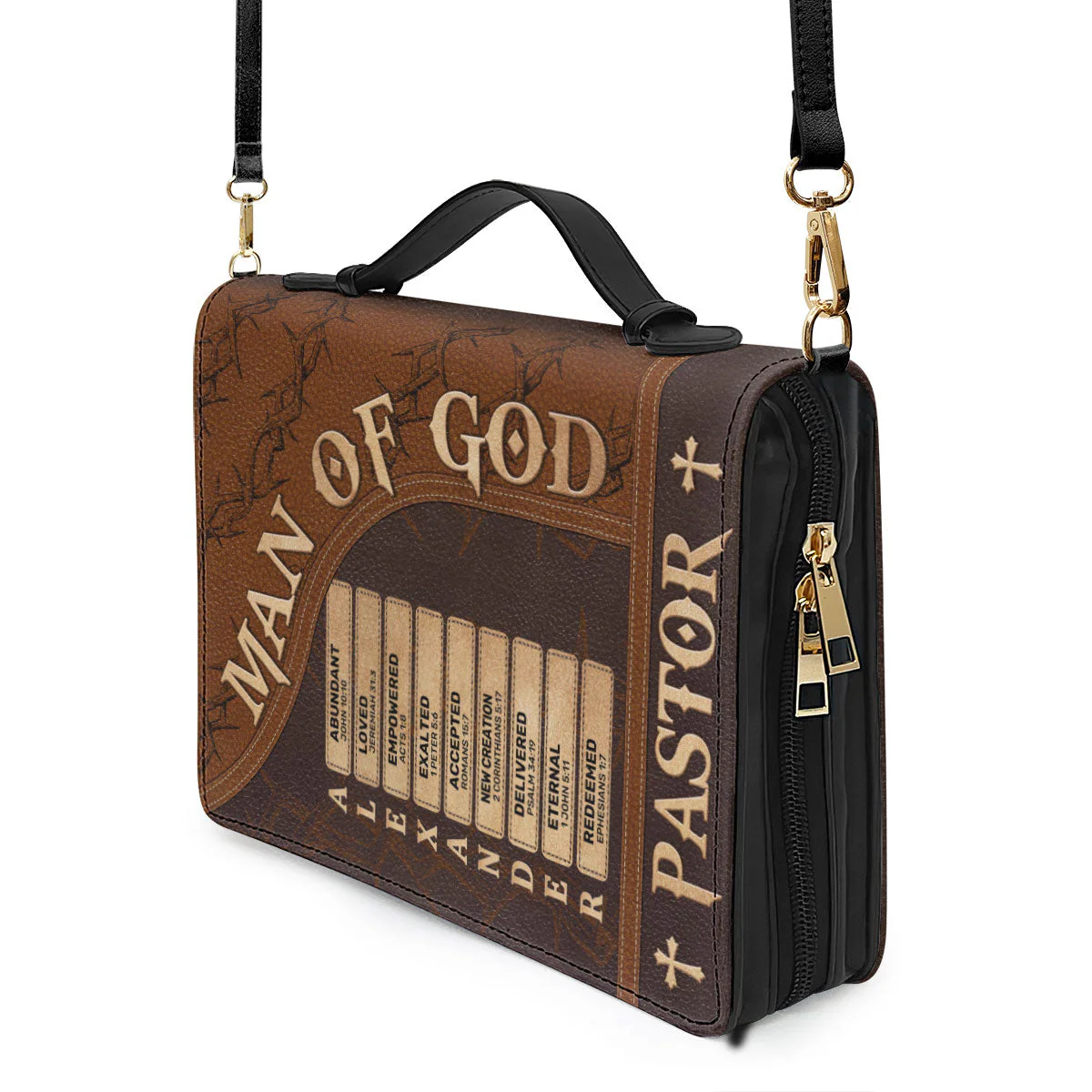 Man Of God The Shepherd’s Word - Personalized Bible Cover TD118 - Image 4