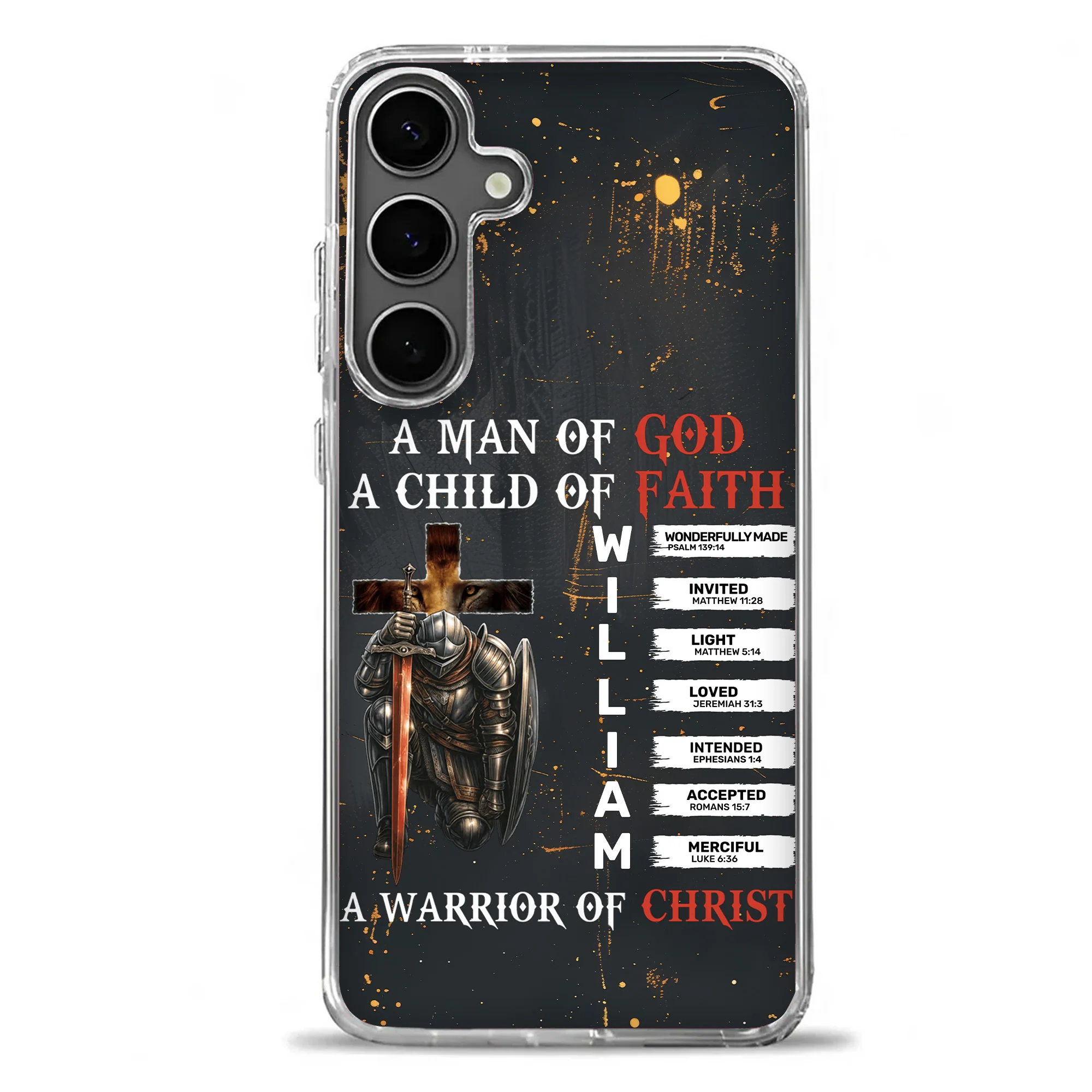 Man Of God, Warrior Of Christ - Personalized Phone Case TD118 - Image 2