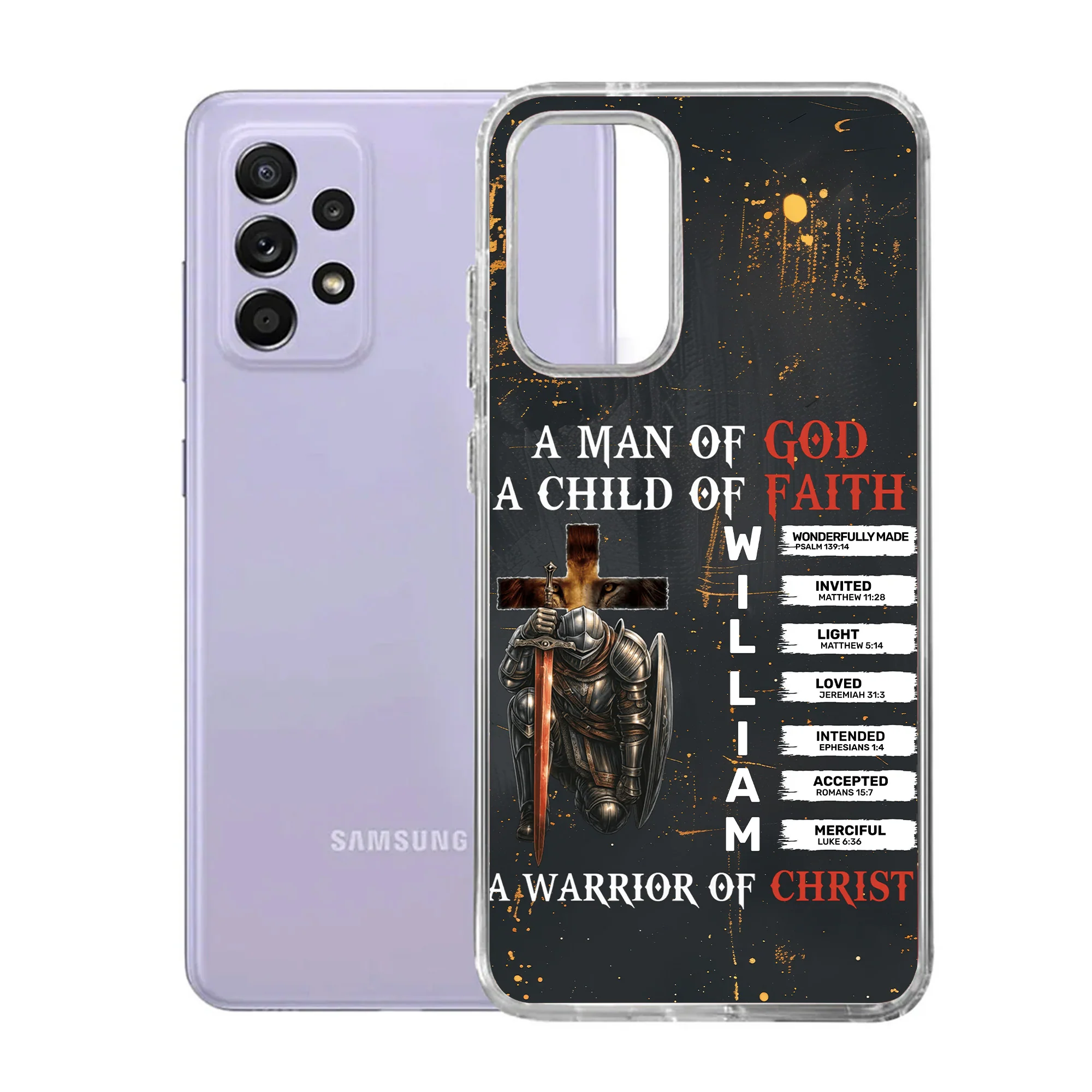 Man Of God, Warrior Of Christ - Personalized Phone Case TD118 - Image 6