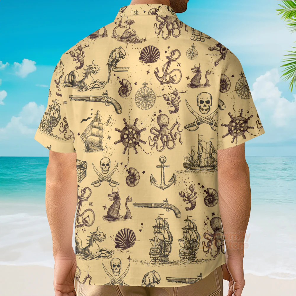 Margarita Cocktail Pattern Hawaiian Shirt - Image 3