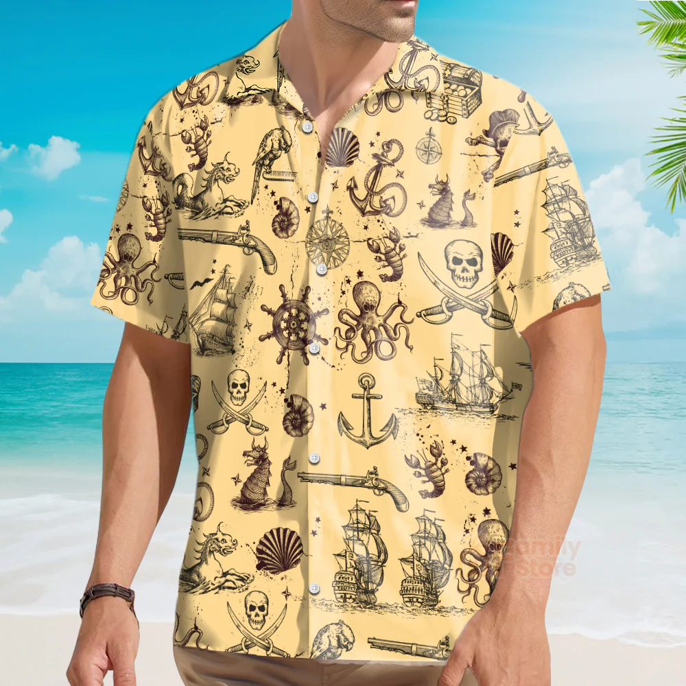 Margarita Cocktail Pattern Hawaiian Shirt - Image 4