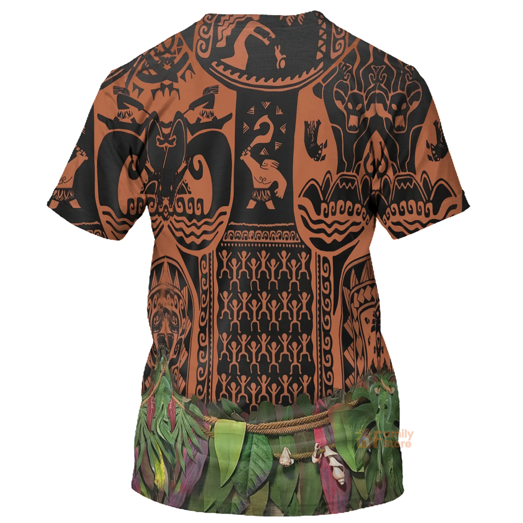 Maui Disney Moana Costume T-Shirt - Image 2
