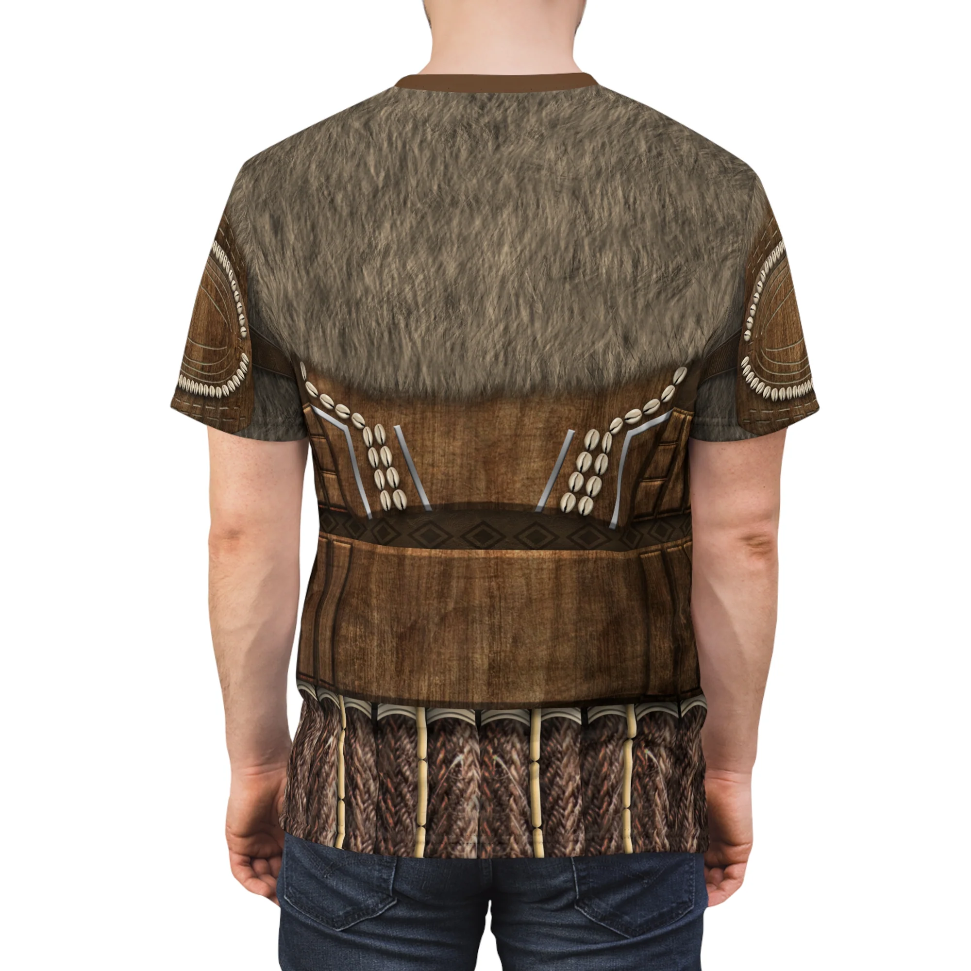 M'Baku Monkey Armor Black Panther Wakanda Forever Costume T-Shirt - Image 2