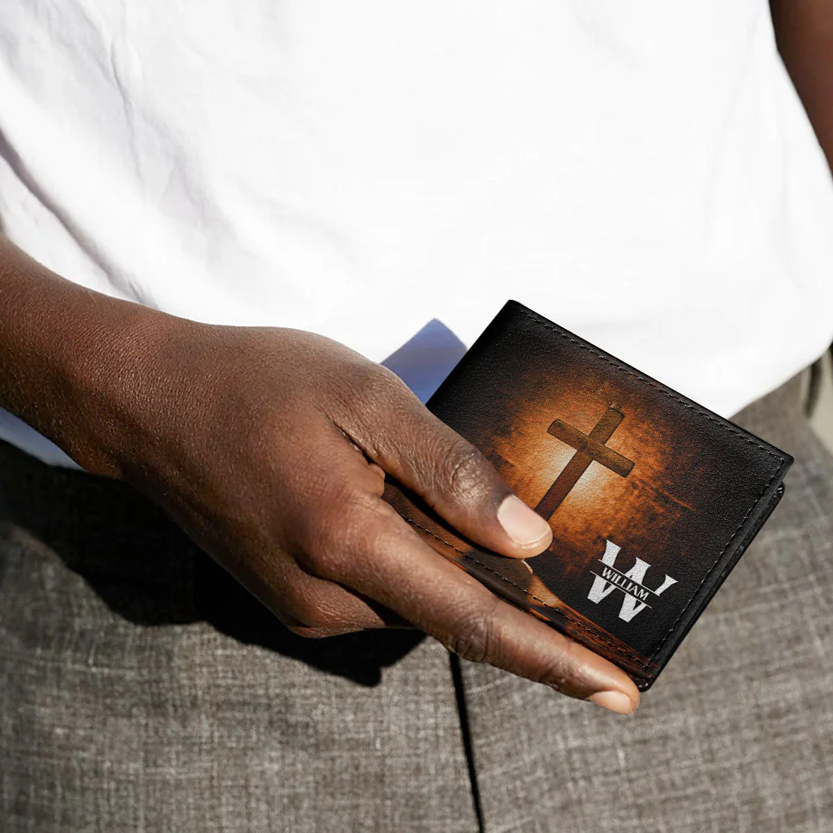 Meaning Of Your Name - Personalized Folded Wallet For Men - Image 3
