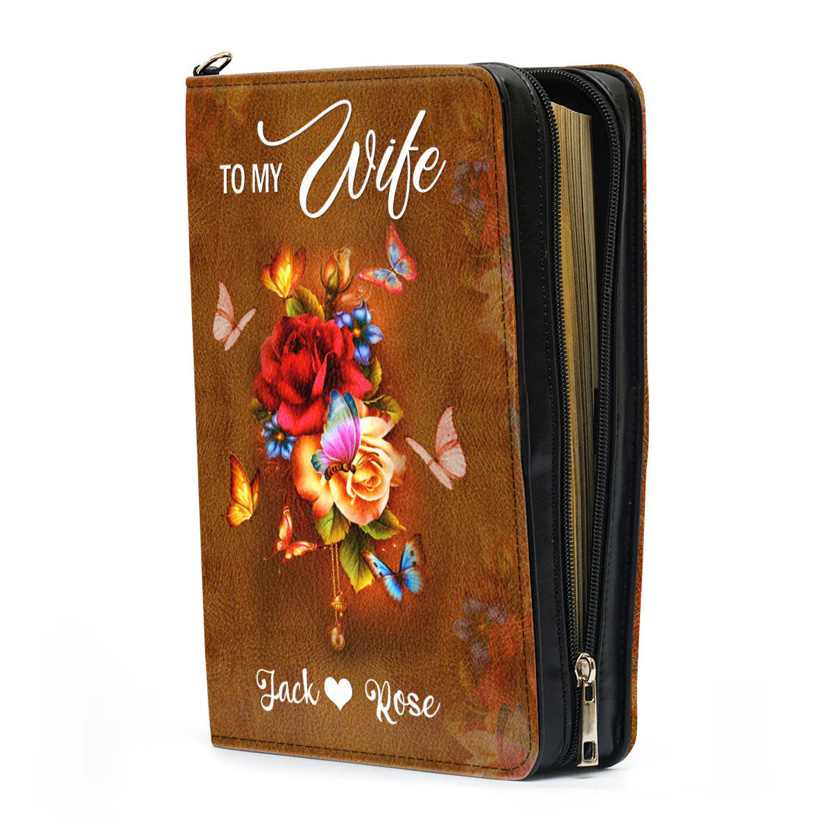 Meeting You Was Fate Sweet Flower - Scripture Gifts For Women Of God - Personalized Bible Covers - AT4081340 - Image 5