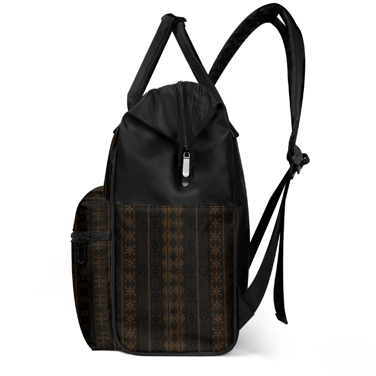 Melanin Queen - Personalized Duckbilled Backpack - Black Pride Gift For Women | HH01 - Image 2